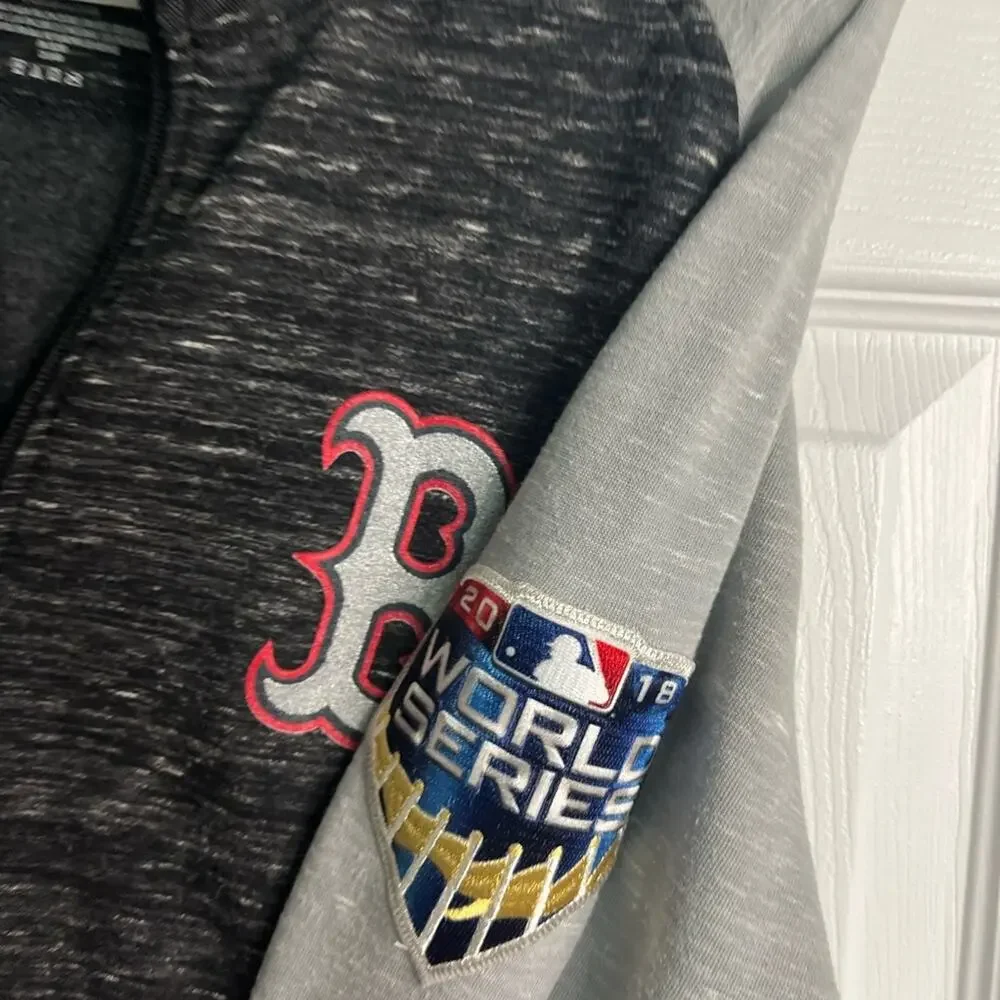 Majestic Black Boston Red Sox 2018 World Series Champs Podium Jacket SZ Medium